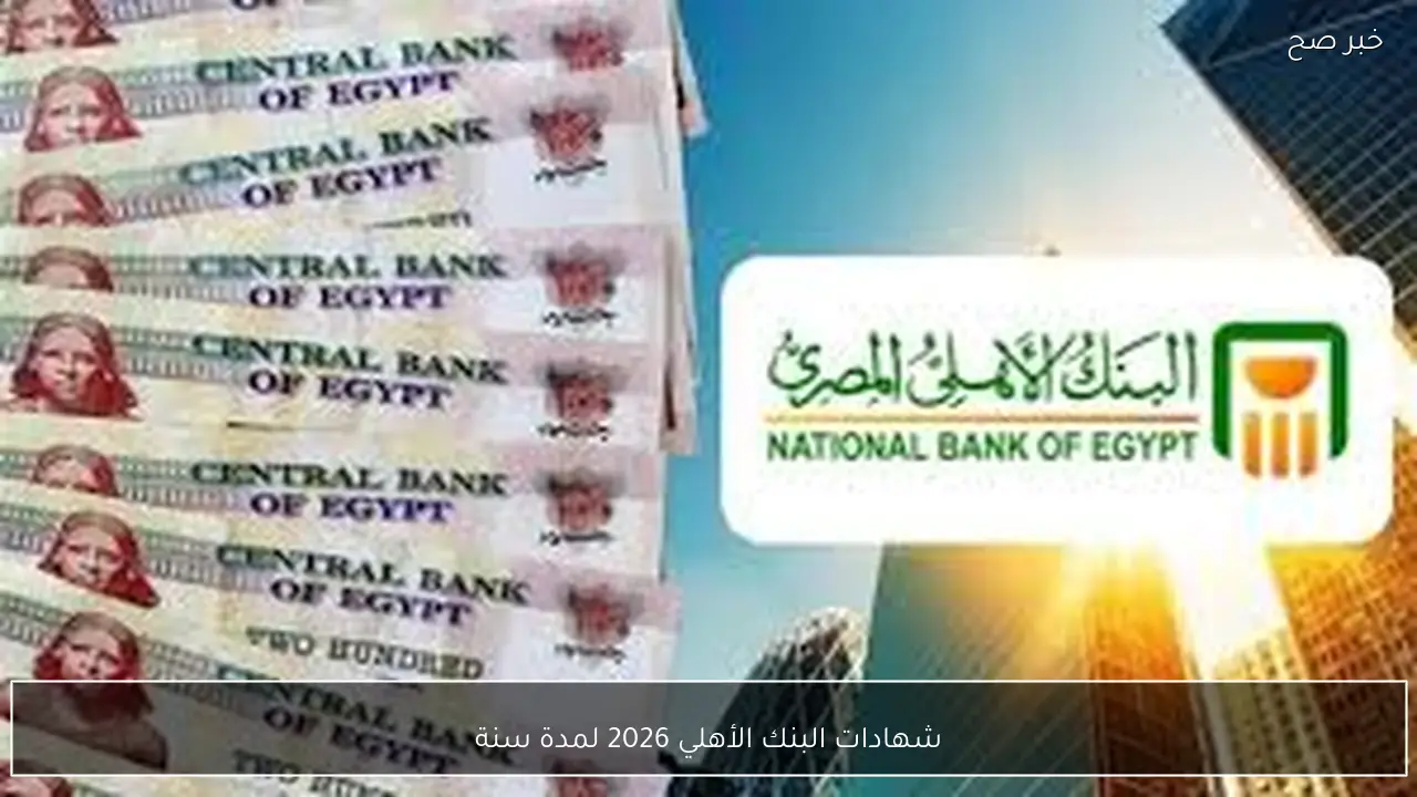 شهادات البنك الأهلي 2026 لمدة سنة.. أعلى عائد واستثمار مضمون