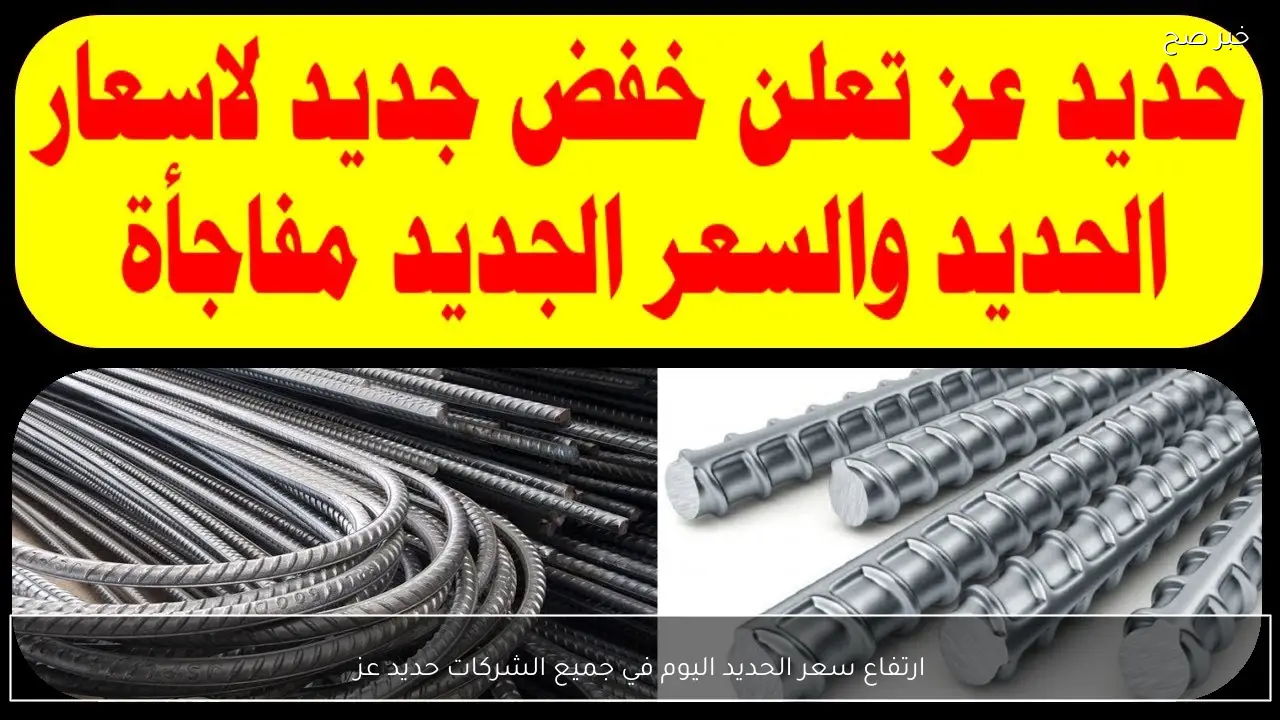 ارتفاع سعر الحديد اليوم في جميع الشركات والمصانع المصرية.. حديد عز يفاجئ المستهلكين