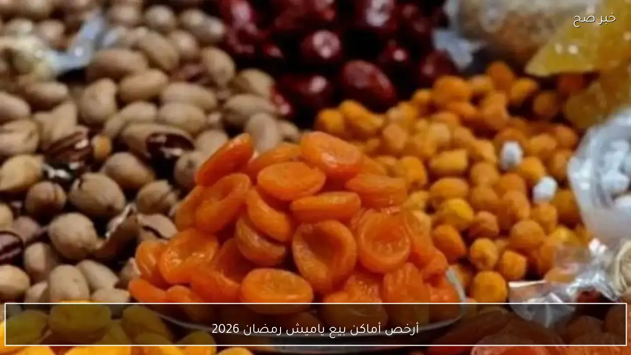أرخص أماكن بيع ياميش رمضان 2026 أماكن غير متوقعة وأسعار أقل من السوق