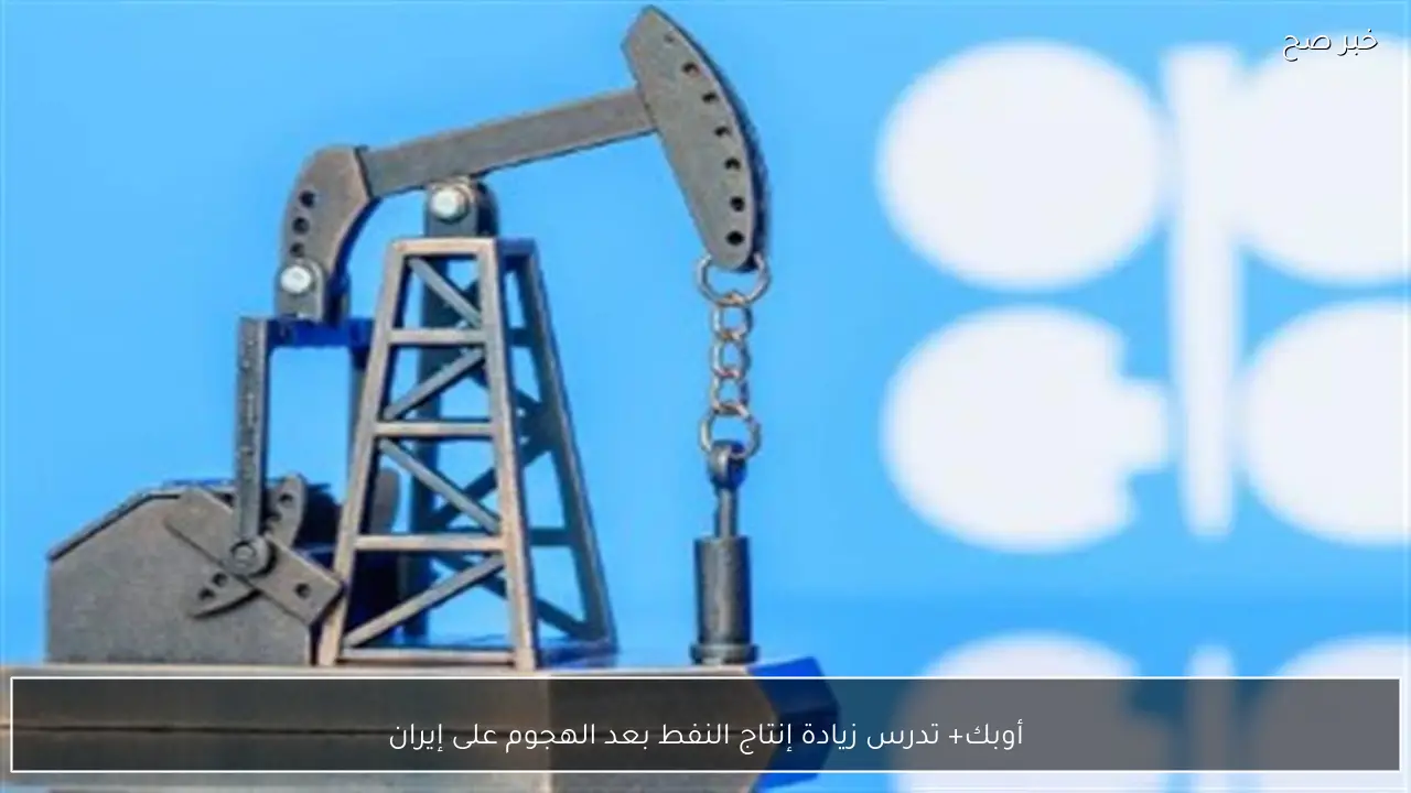 أوبك+ تدرس زيادة إنتاج النفط بعد الهجوم على إيران