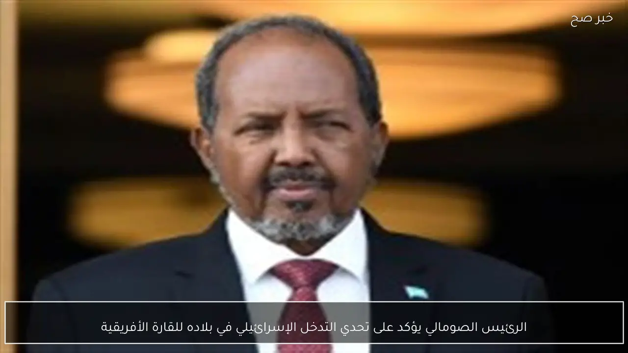 الرئيس الصومالي يؤكد على تحدي التدخل الإسرائيلي في بلاده للقارة الأفريقية