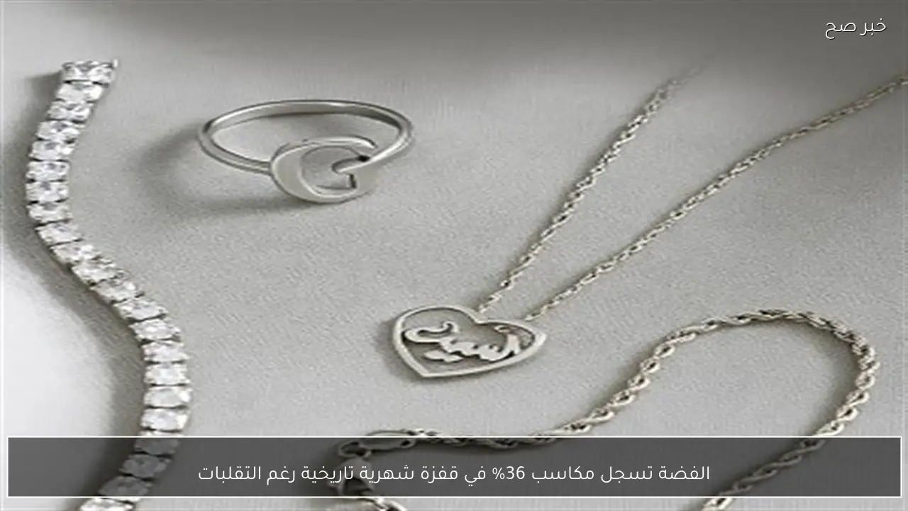 الفضة تسجل مكاسب 36% في قفزة شهرية تاريخية رغم التقلبات