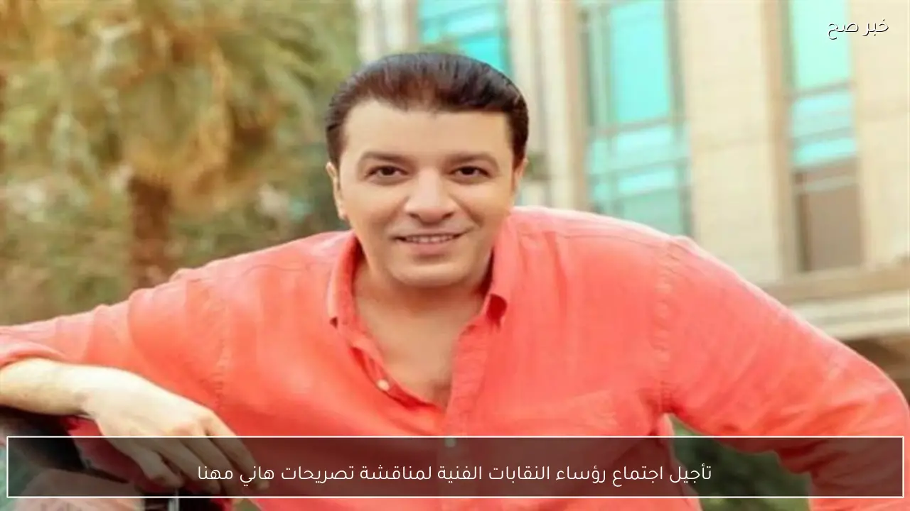 تأجيل اجتماع رؤساء النقابات الفنية لمناقشة تصريحات هاني مهنا