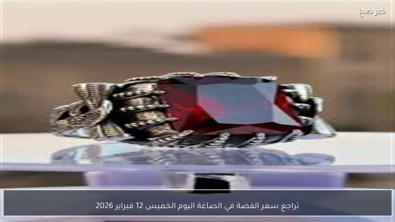 تراجع سعر الفضة في الصاغة اليوم الخميس 12 فبراير 2026