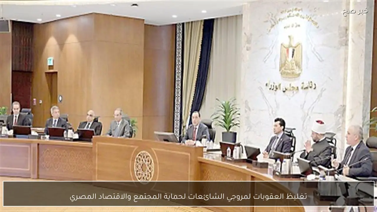 تغليظ العقوبات لمروجي الشائعات لحماية المجتمع والاقتصاد المصري