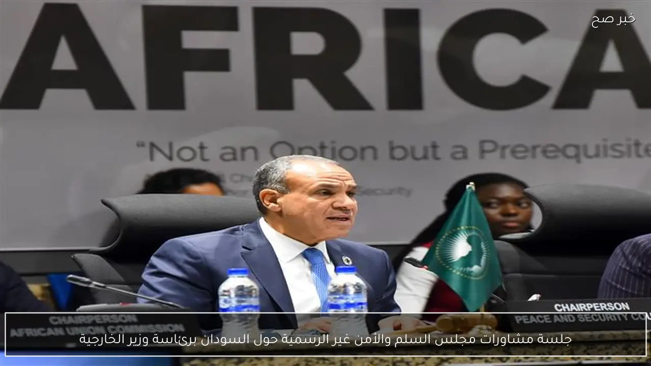 جلسة مشاورات مجلس السلم والأمن غير الرسمية حول السودان برئاسة وزير الخارجية
