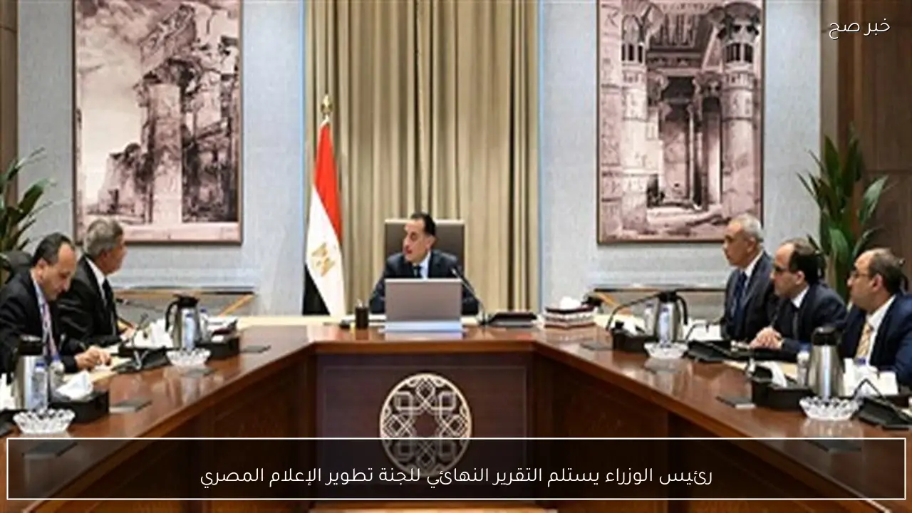 رئيس الوزراء يستلم التقرير النهائي للجنة تطوير الإعلام المصري