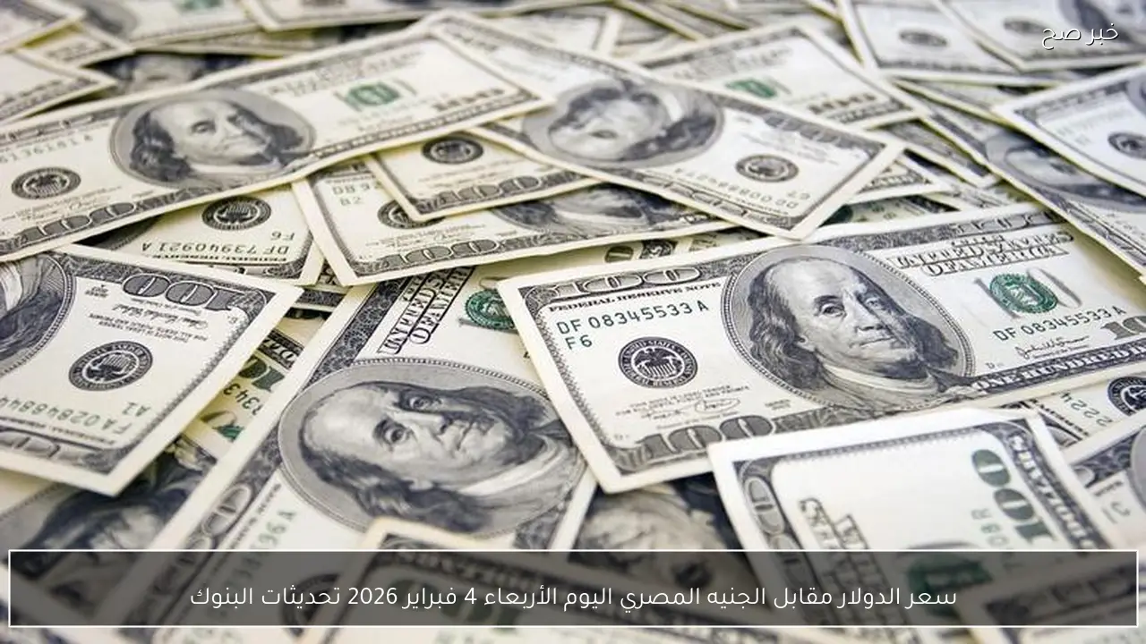 سعر الدولار مقابل الجنيه المصري اليوم الأربعاء 4 فبراير 2026 تحديثات البنوك