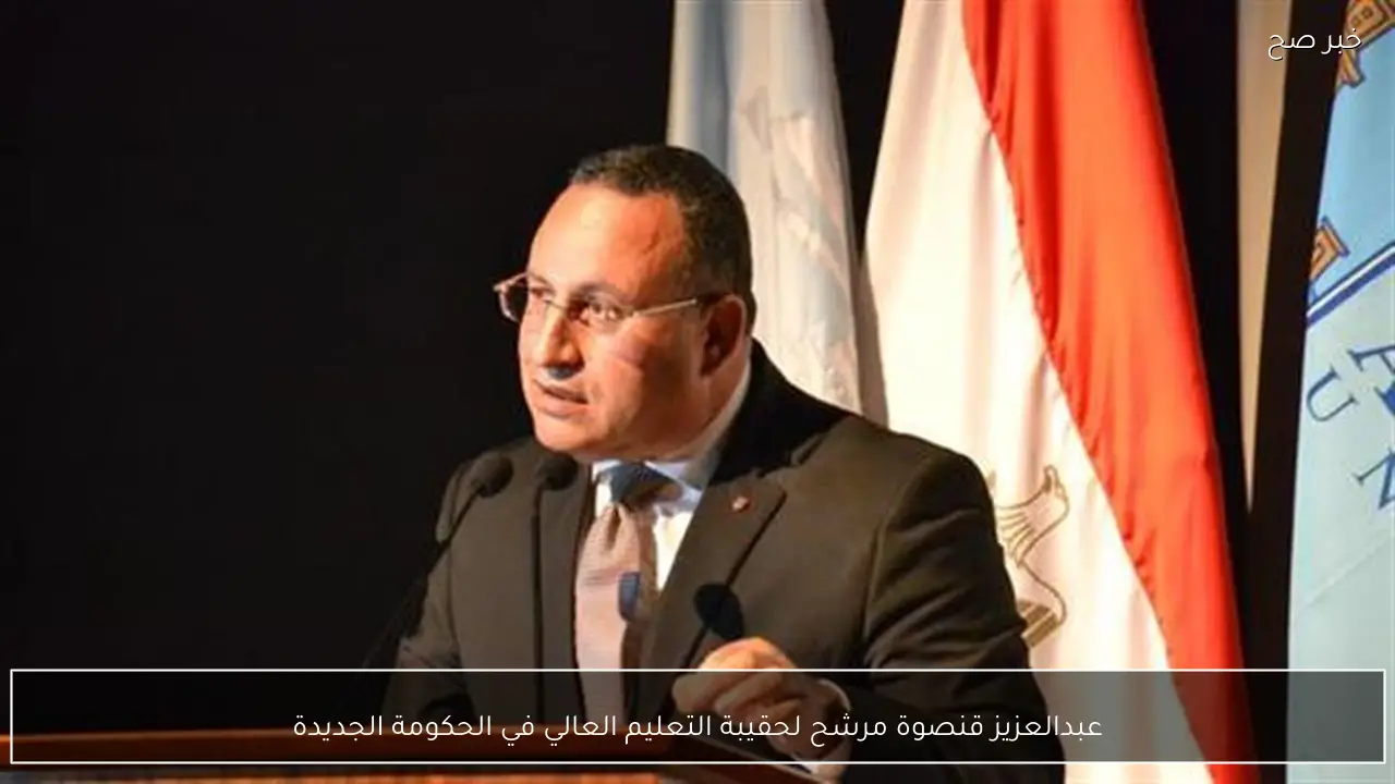 عبدالعزيز قنصوة مرشح لحقيبة التعليم العالي في الحكومة الجديدة