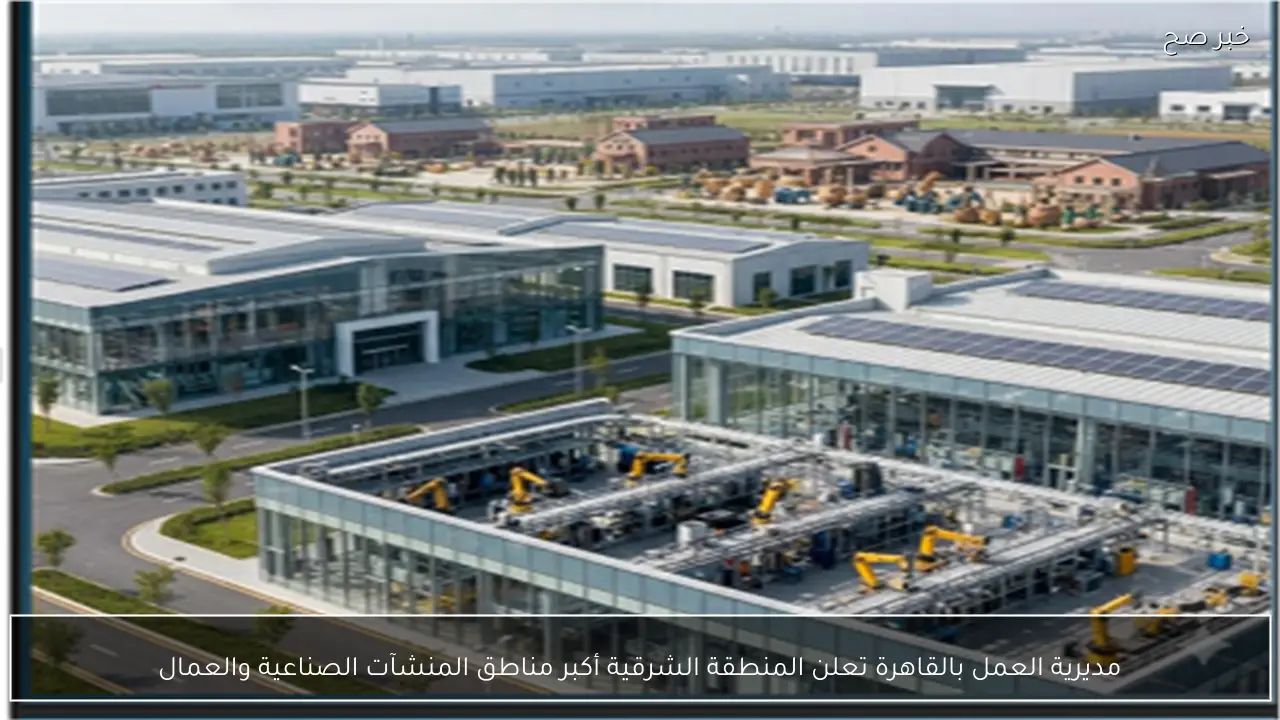 مديرية العمل بالقاهرة تعلن المنطقة الشرقية أكبر مناطق المنشآت الصناعية والعمال