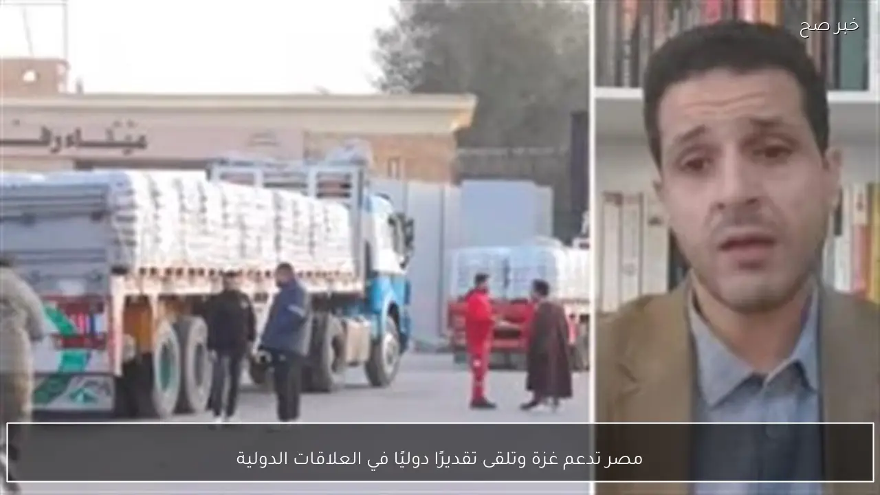 مصر تدعم غزة وتلقى تقديرًا دوليًا في العلاقات الدولية