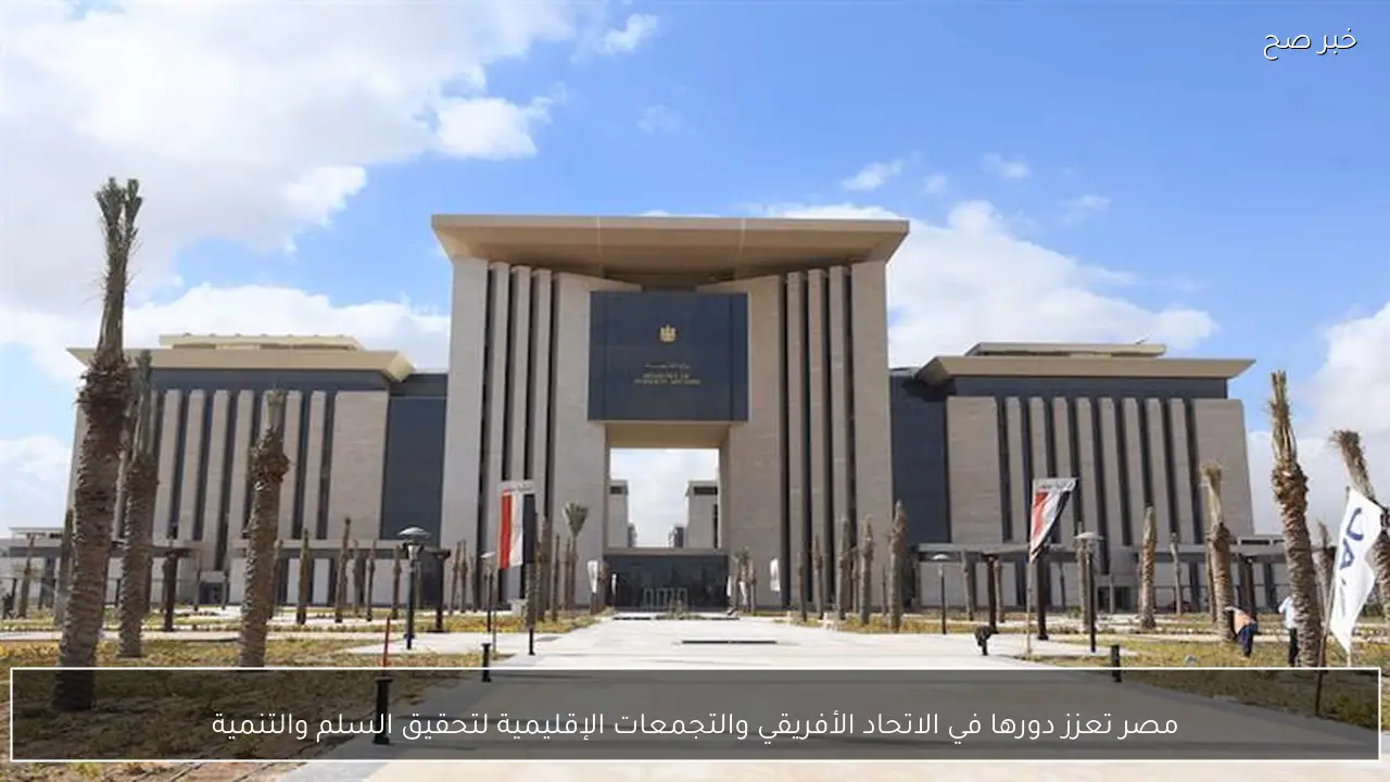 مصر تعزز دورها في الاتحاد الأفريقي والتجمعات الإقليمية لتحقيق السلم والتنمية