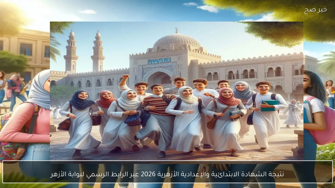 الموقع الرسمي للاستعلام عن نتيجة الشهادة الابتدائية والإعدادية الأزهرية 2026 استخراجها في 6 خطوات