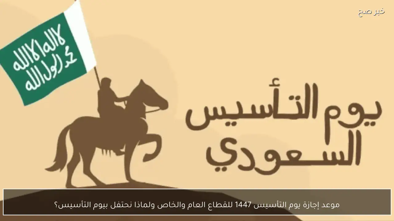 موعد إجازة يوم التأسيس 1447 للقطاع العام والخاص ولماذا نحتفل بيوم التأسيس؟