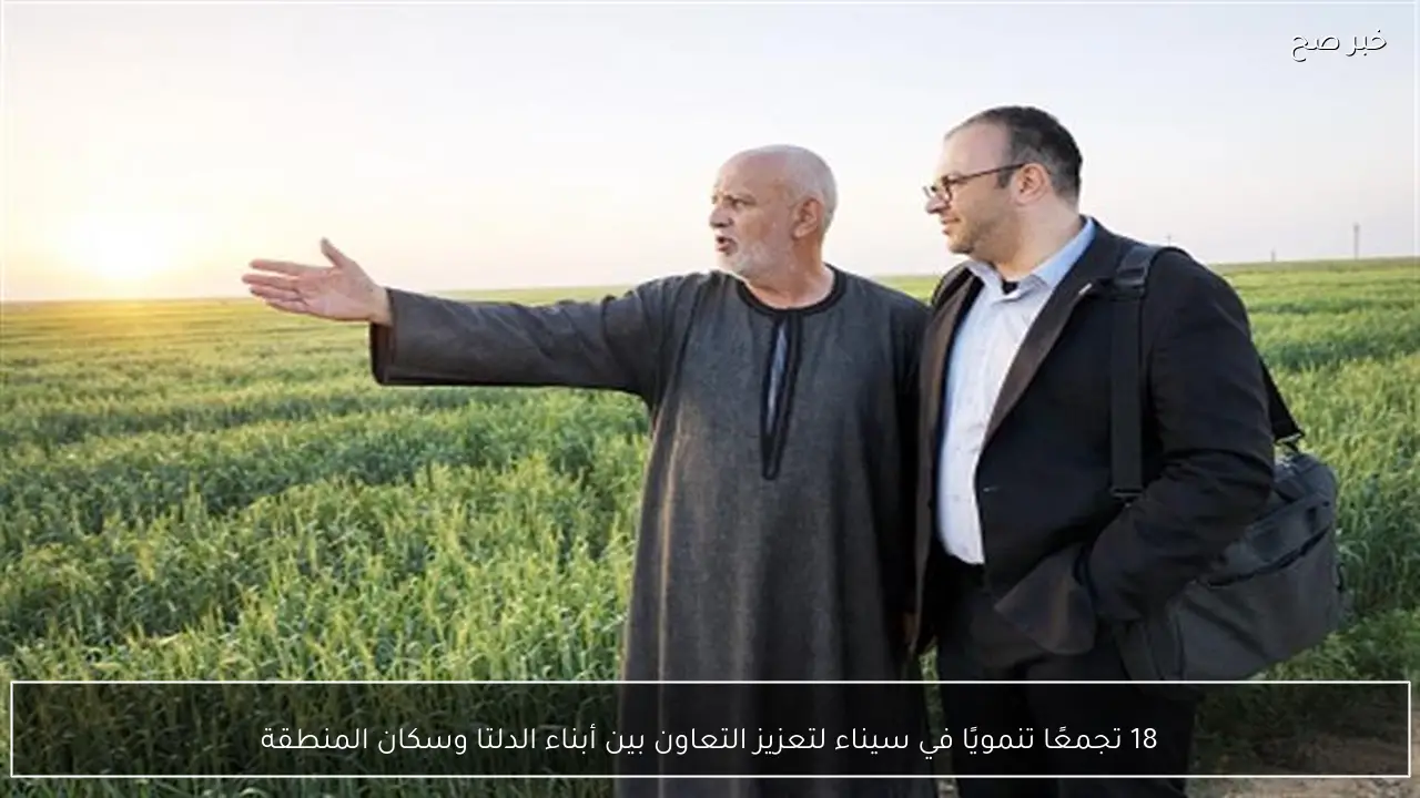 18 تجمعًا تنمويًا في سيناء لتعزيز التعاون بين أبناء الدلتا وسكان المنطقة