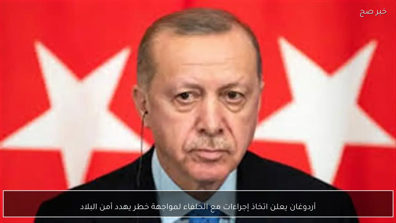 أردوغان يعلن اتخاذ إجراءات مع الحلفاء لمواجهة خطر يهدد أمن البلاد