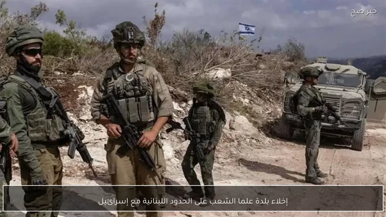 إخلاء بلدة علما الشعب على الحدود اللبنانية مع إسرائيل