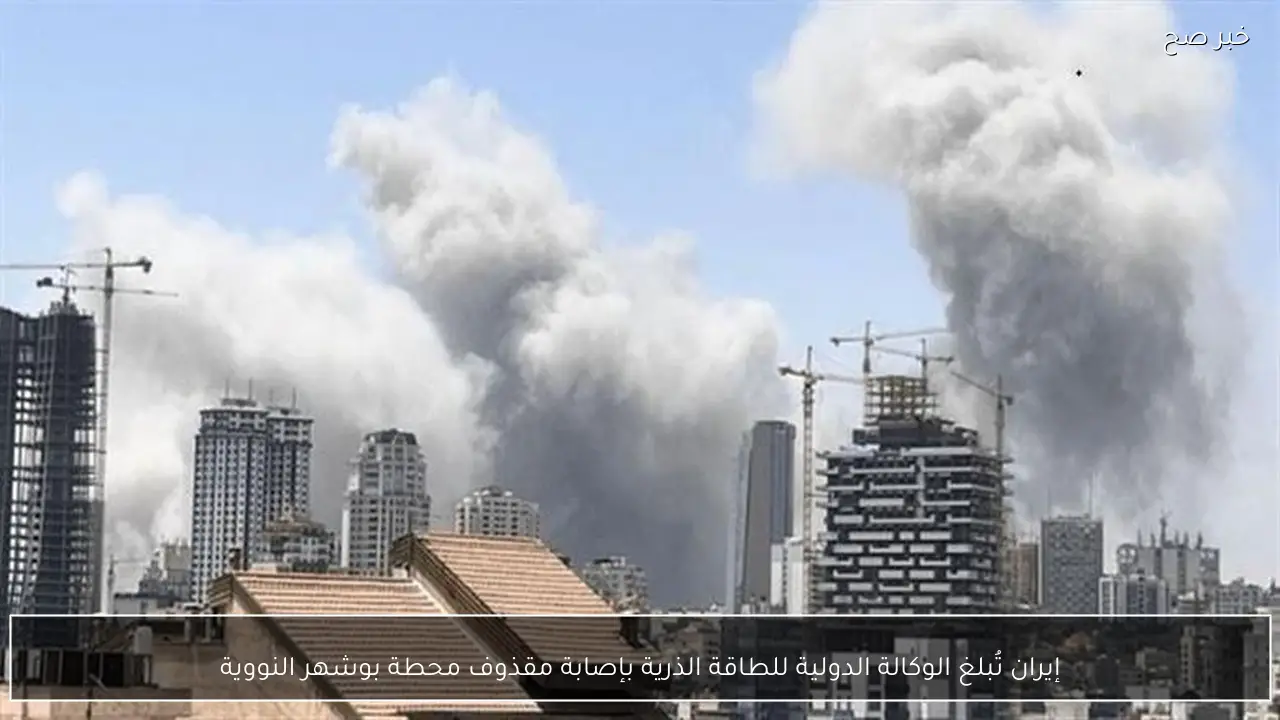 إيران تُبلغ الوكالة الدولية للطاقة الذرية بإصابة مقذوف محطة بوشهر النووية