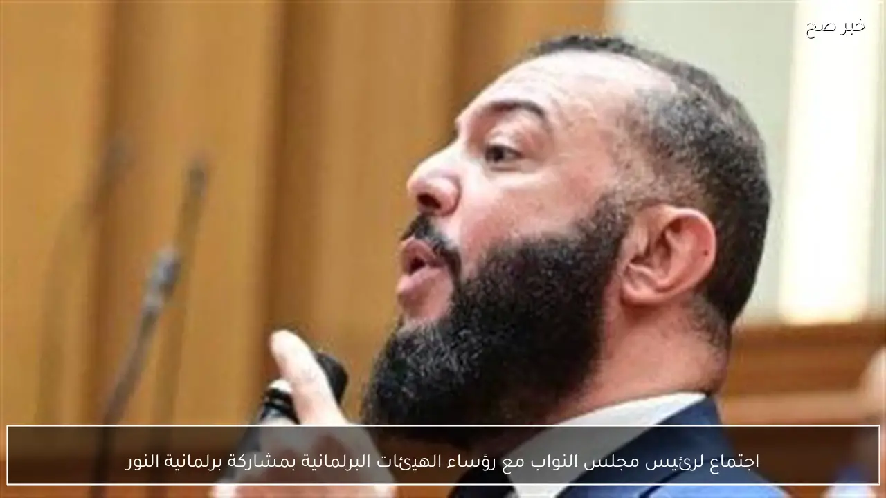 اجتماع لرئيس مجلس النواب مع رؤساء الهيئات البرلمانية بمشاركة برلمانية النور