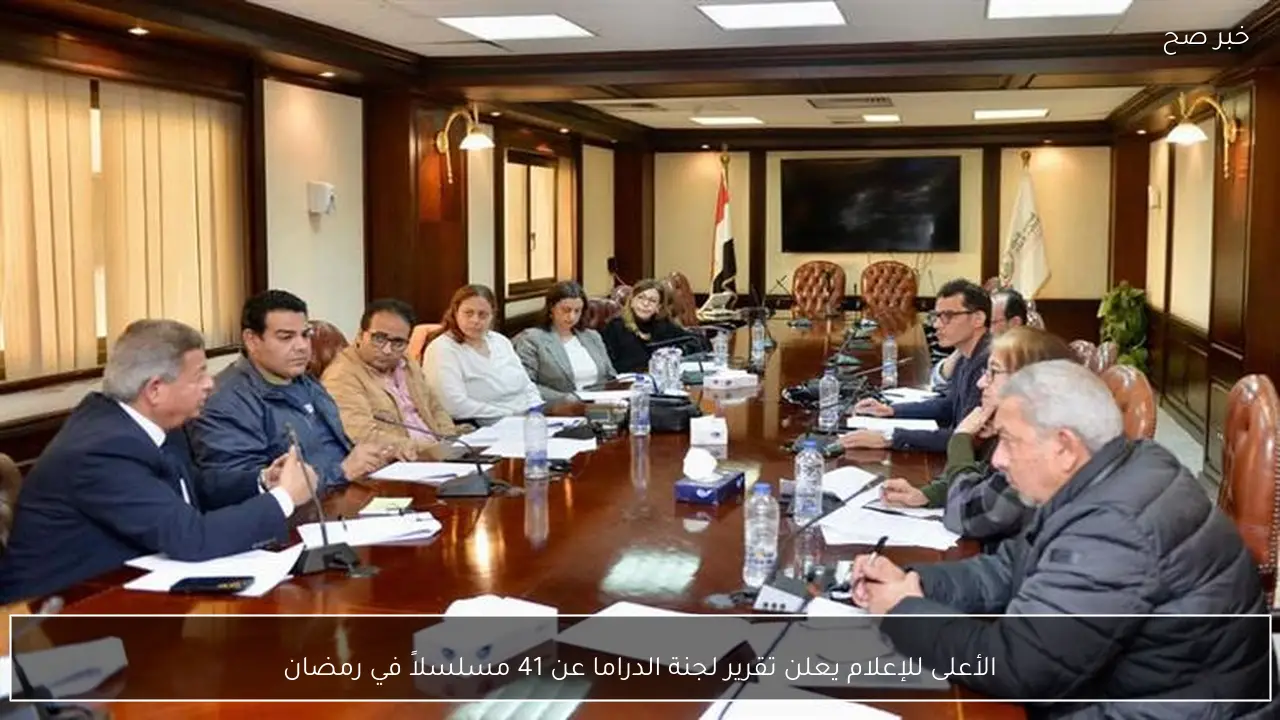 الأعلى للإعلام يعلن تقرير لجنة الدراما عن 41 مسلسلاً في رمضان