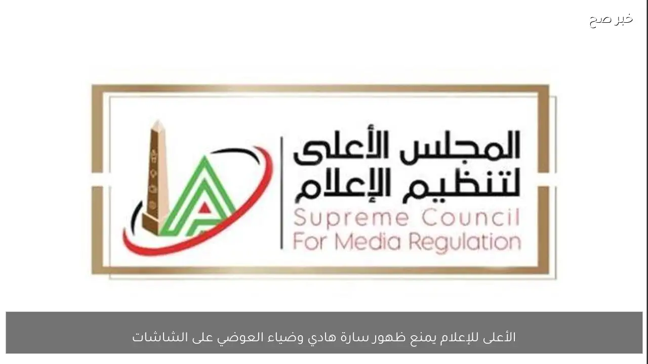 الأعلى للإعلام يمنع ظهور سارة هادي وضياء العوضي على الشاشات