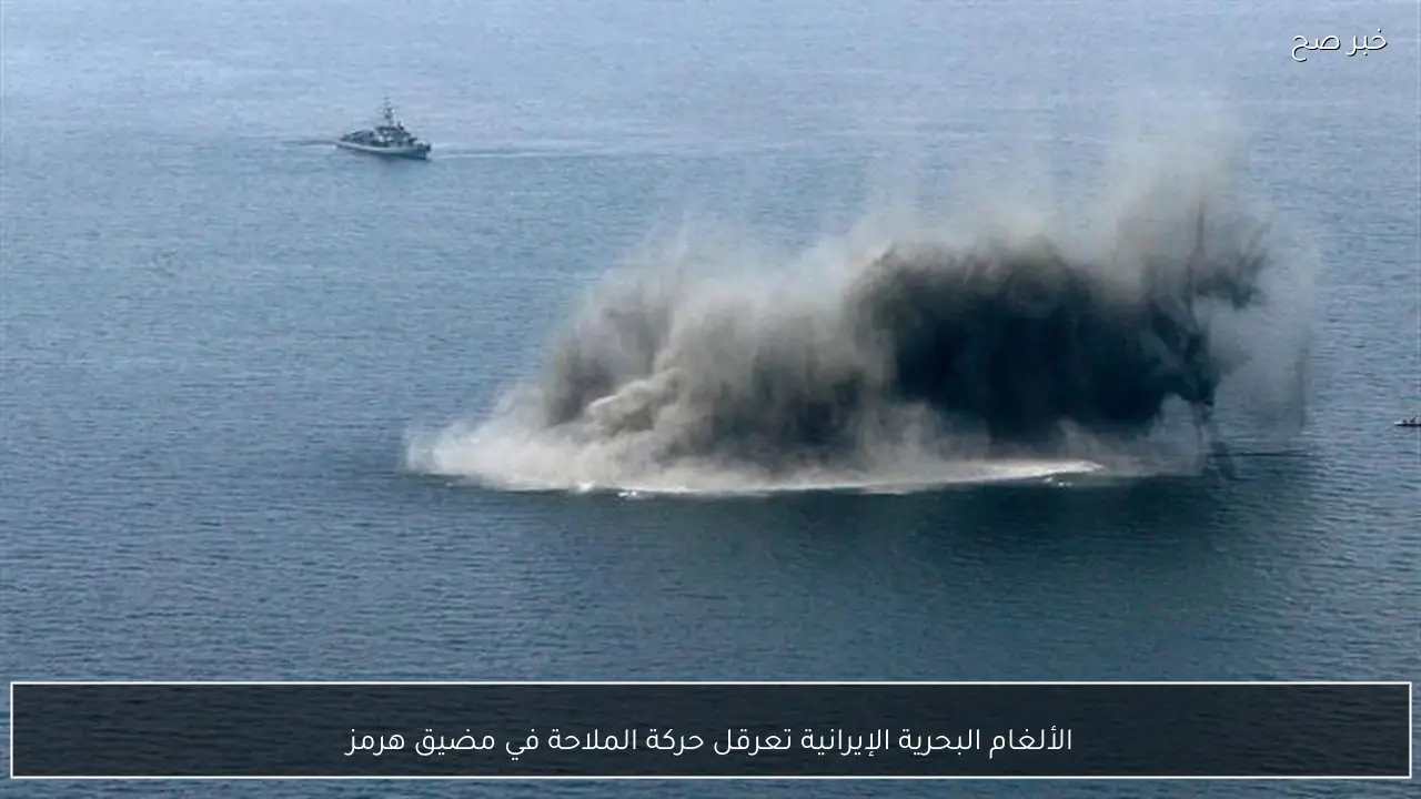الألغام البحرية الإيرانية تعرقل حركة الملاحة في مضيق هرمز