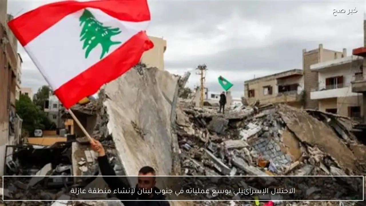 الاحتلال الإسرائيلي يوسع عملياته في جنوب لبنان لإنشاء منطقة عازلة