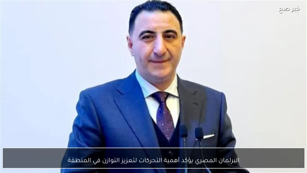 البرلمان المصري يؤكد أهمية التحركات لتعزيز التوازن في المنطقة