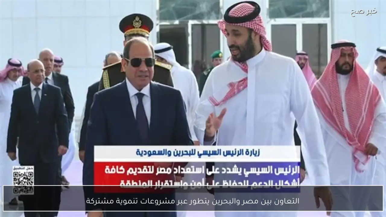 التعاون بين مصر والبحرين يتطور عبر مشروعات تنموية مشتركة