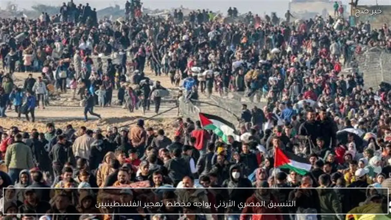 التنسيق المصري الأردني يواجه مخطط تهجير الفلسطينيين