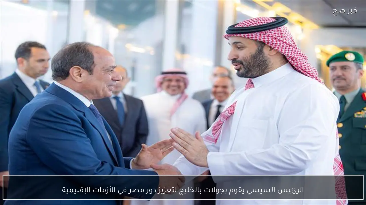 الرئيس السيسي يقوم بجولات بالخليج لتعزيز دور مصر في الأزمات الإقليمية