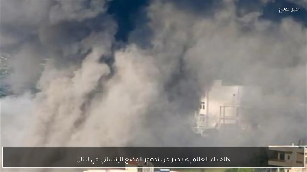 «الغذاء العالمي» يحذر من تدهور الوضع الإنساني في لبنان