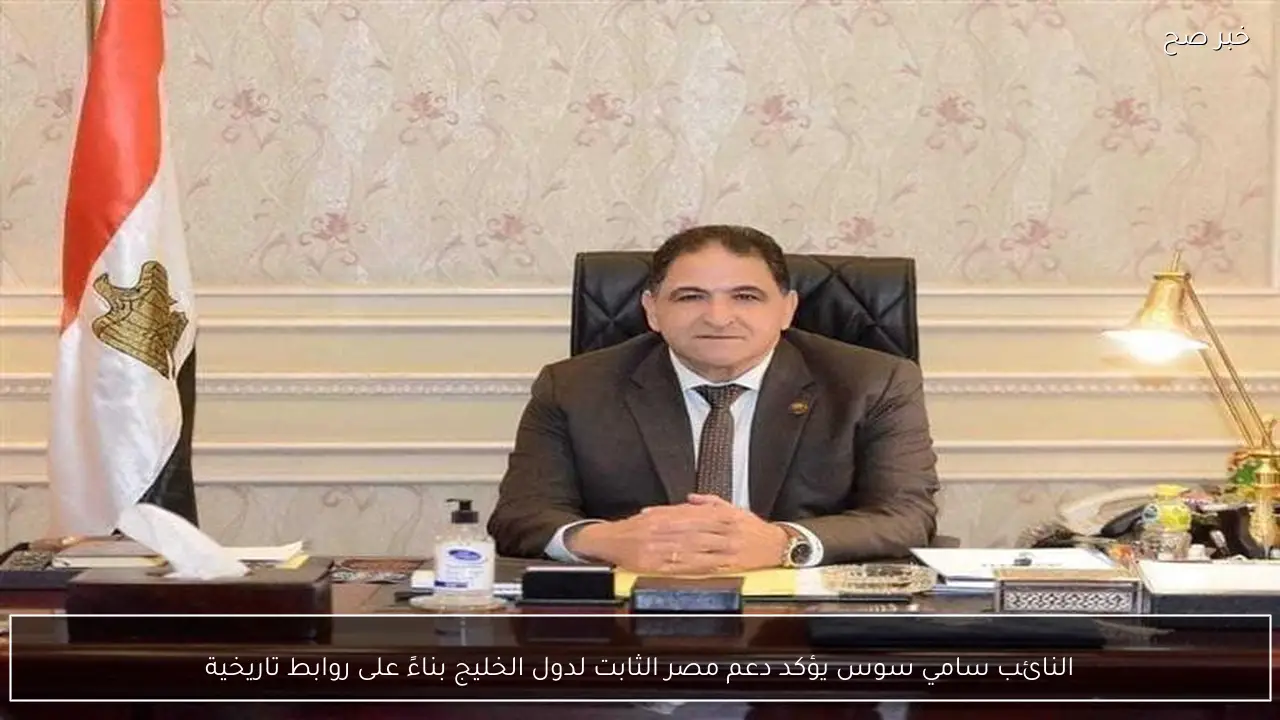 النائب سامي سوس يؤكد دعم مصر الثابت لدول الخليج بناءً على روابط تاريخية