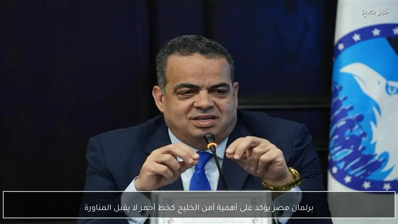 برلمان مصر يؤكد على أهمية أمن الخليج كخط أحمر لا يقبل المناورة