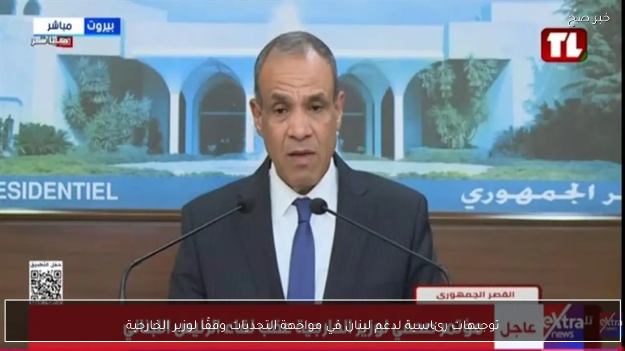توجيهات رئاسية لدعم لبنان في مواجهة التحديات وفقًا لوزير الخارجية