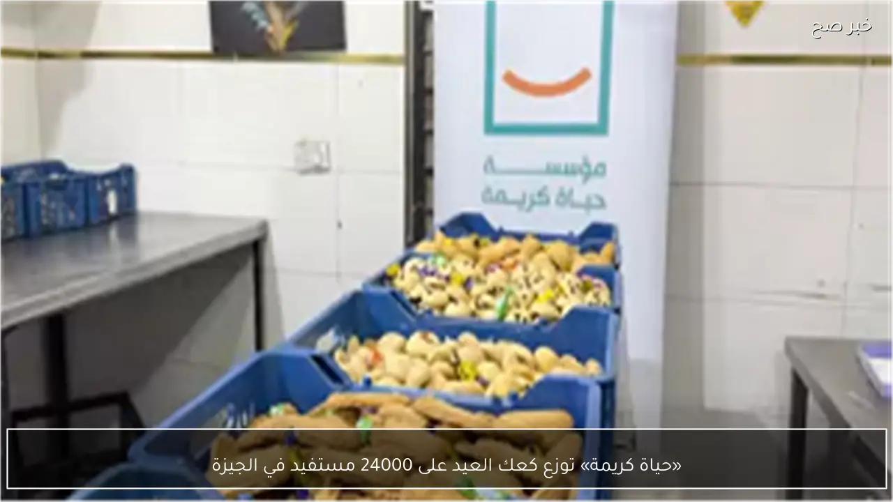 «حياة كريمة» توزع كعك العيد على 24000 مستفيد في الجيزة
