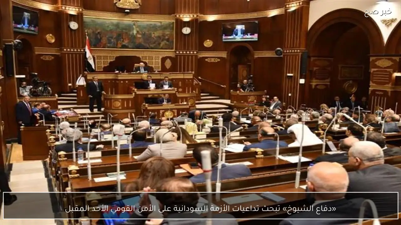 «دفاع الشيوخ» تبحث تداعيات الأزمة السودانية على الأمن القومي الأحد المقبل