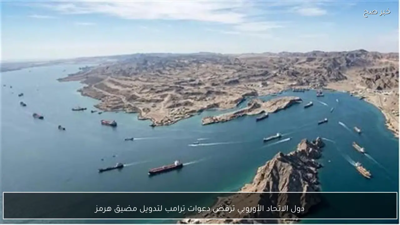 دول الاتحاد الأوروبي ترفض دعوات ترامب لتدويل مضيق هرمز