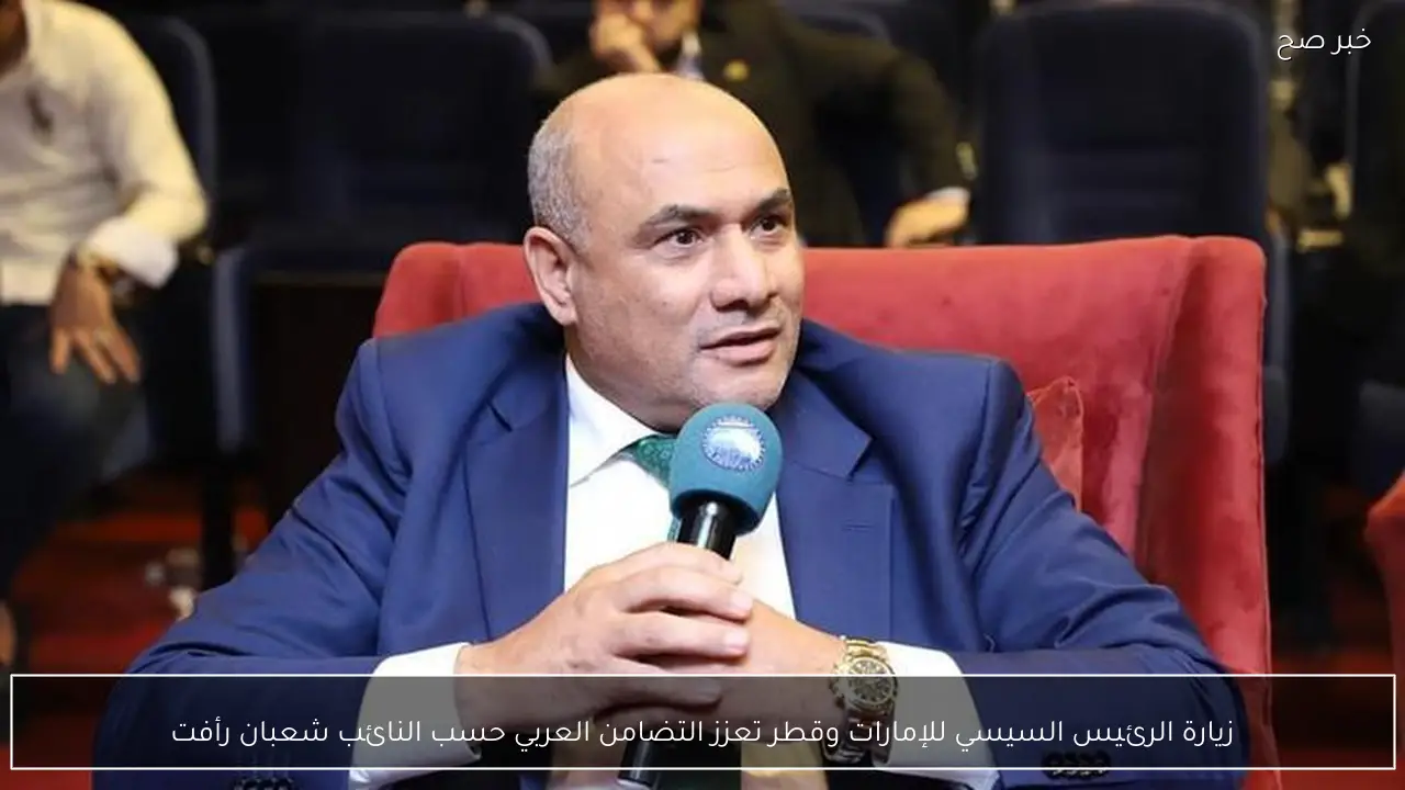 زيارة الرئيس السيسي للإمارات وقطر تعزز التضامن العربي حسب النائب شعبان رأفت