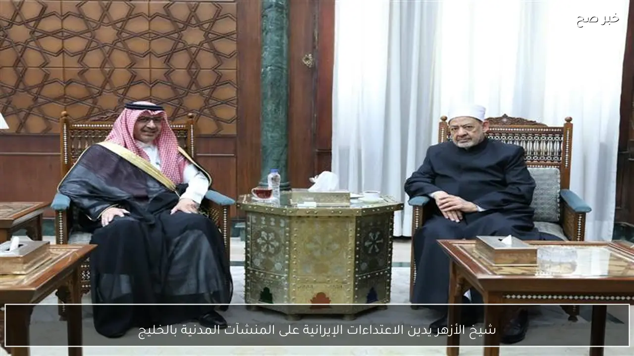 شيخ الأزهر يدين الاعتداءات الإيرانية على المنشآت المدنية بالخليج