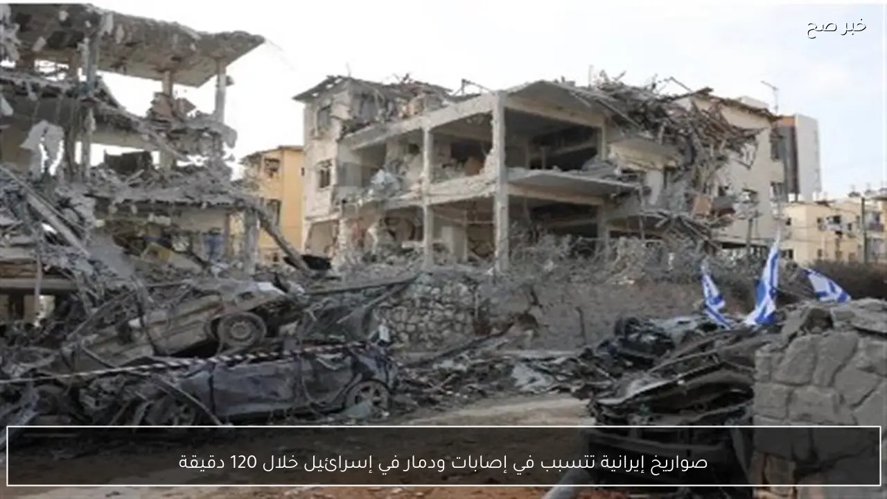 صواريخ إيرانية تتسبب في إصابات ودمار في إسرائيل خلال 120 دقيقة