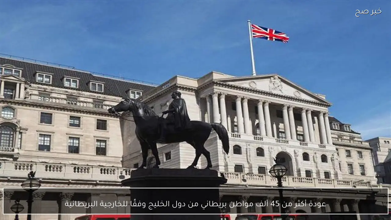 عودة أكثر من 45 ألف مواطن بريطاني من دول الخليج وفقًا للخارجية البريطانية