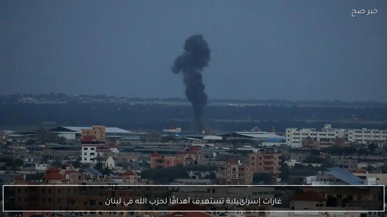 غارات إسرائيلية تستهدف أهدافًا لحزب الله في لبنان