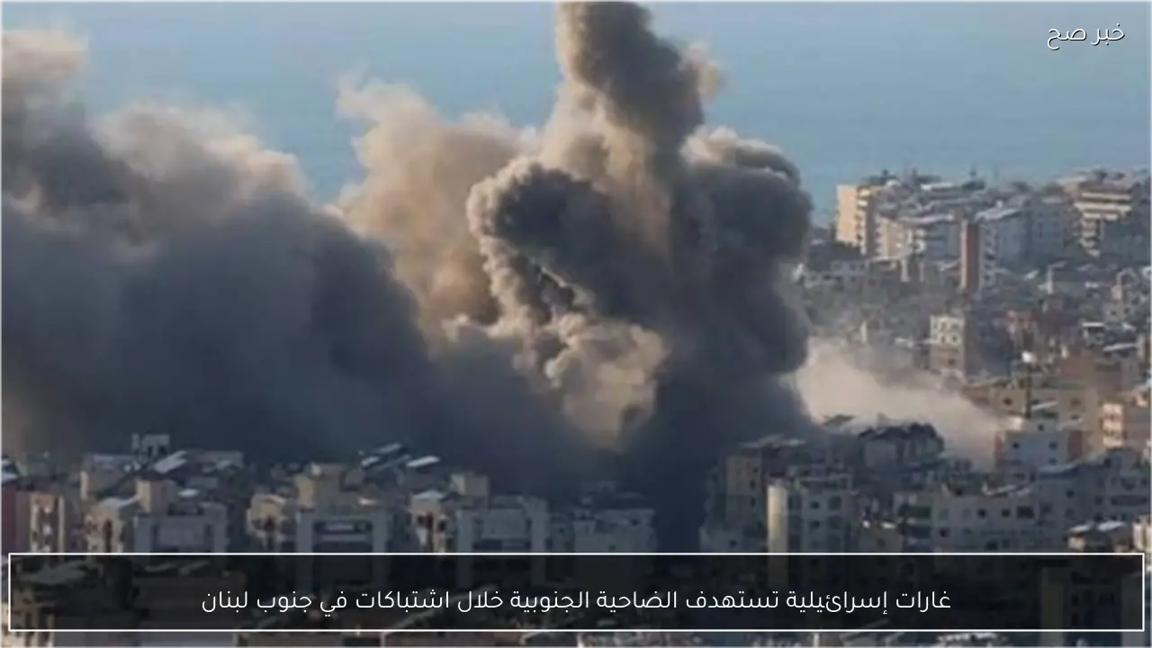 غارات إسرائيلية تستهدف الضاحية الجنوبية خلال اشتباكات في جنوب لبنان