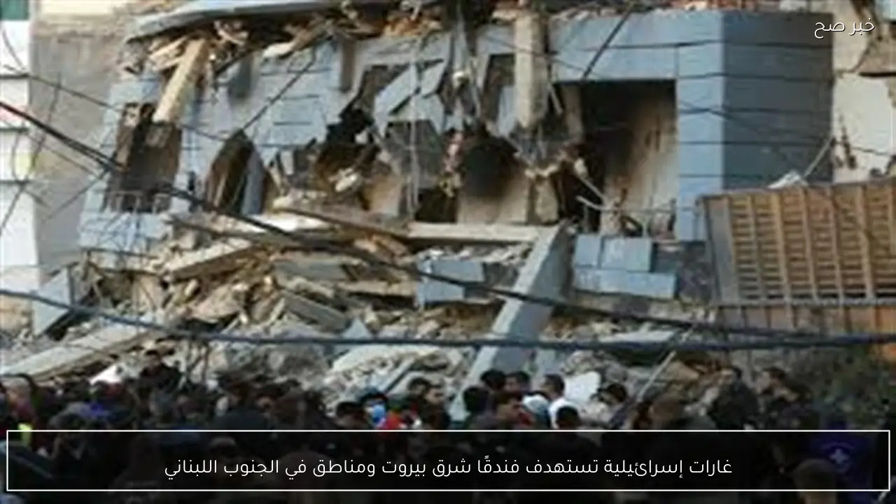 غارات إسرائيلية تستهدف فندقًا شرق بيروت ومناطق في الجنوب اللبناني