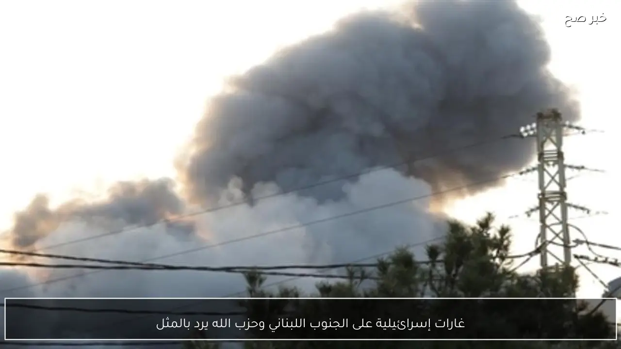 غارات إسرائيلية على الجنوب اللبناني وحزب الله يرد بالمثل