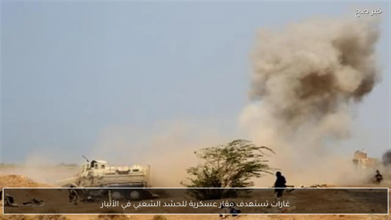 غارات تستهدف مقار عسكرية للحشد الشعبي في الأنبار