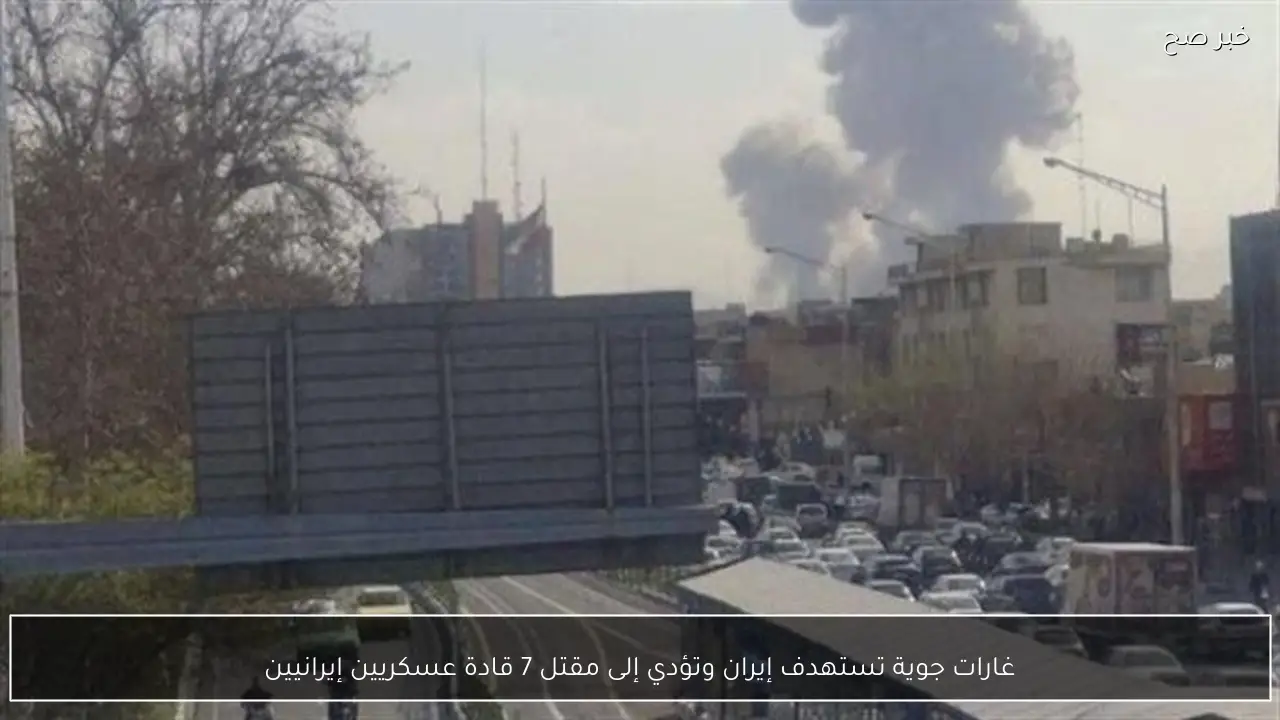 غارات جوية تستهدف إيران وتؤدي إلى مقتل 7 قادة عسكريين إيرانيين