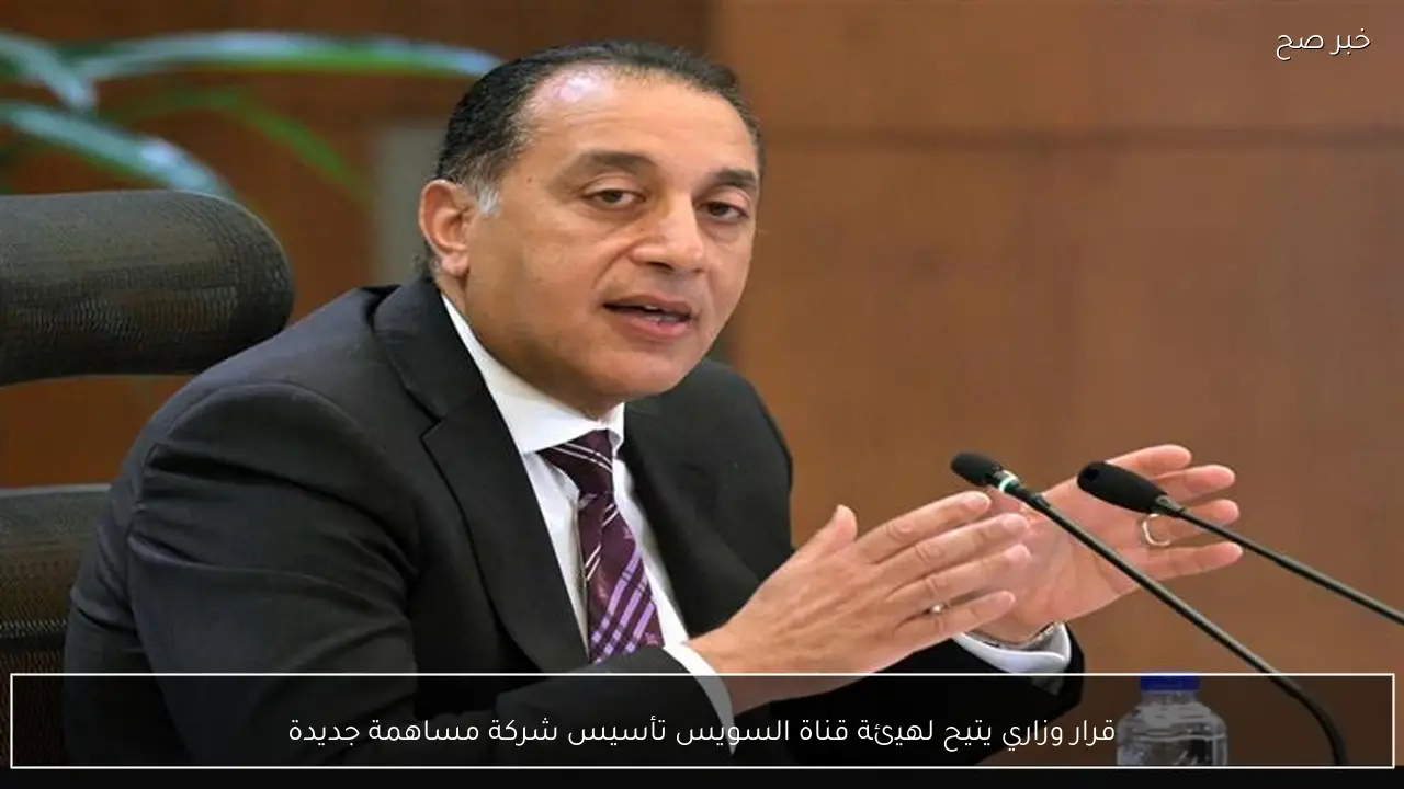 قرار وزاري يتيح لهيئة قناة السويس تأسيس شركة مساهمة جديدة