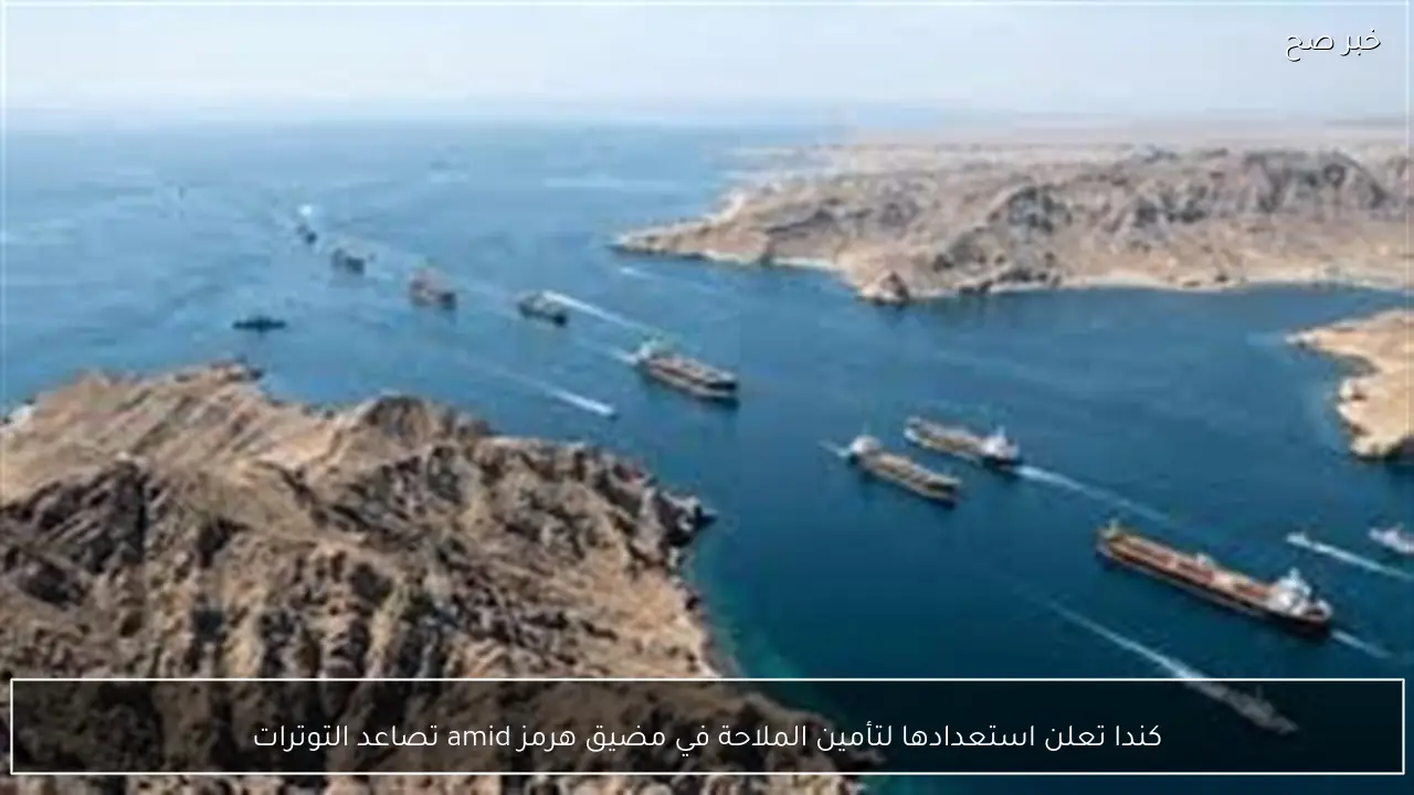 كندا تعلن استعدادها لتأمين الملاحة في مضيق هرمز amid تصاعد التوترات